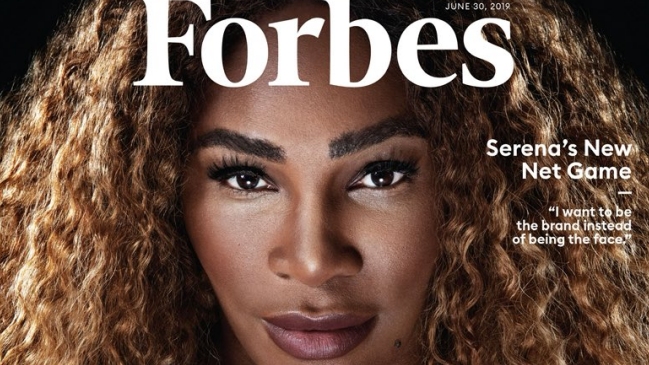 Serena Williams fue distinguida por Forbes entre las 100 mujeres más ricas de forma independiente