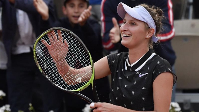 La joven checa Marketa Vondrousova se convirtió en semifinalista de Roland Garros