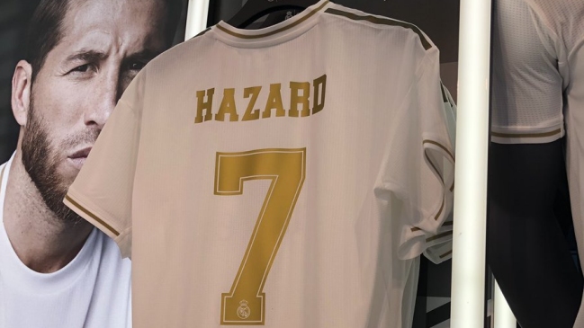Prensa española aseguró que Real Madrid ya tiene en venta la camiseta de Eden Hazard