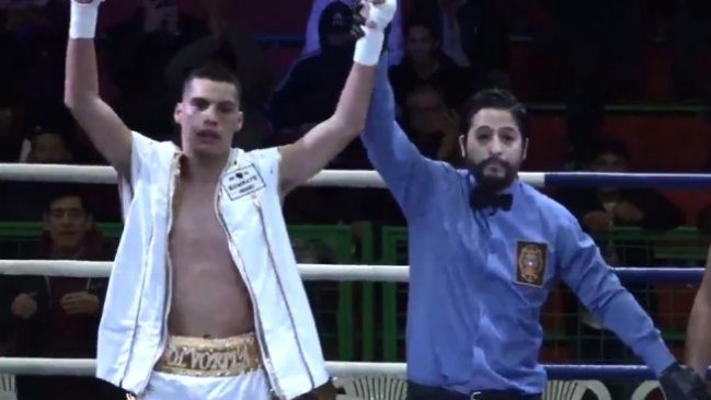 Javier "Polvorita" Labra debutó profesionalmente con triunfo por KO técnico