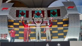 Benjamín Hites se subió al podio este sábado en Montreal en el Ferrari Challenge
