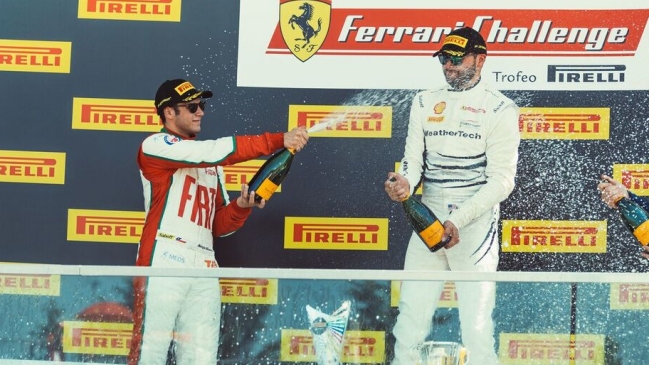Benjamín Hites conquistó el segundo lugar en Montreal por el Ferrari Challenge