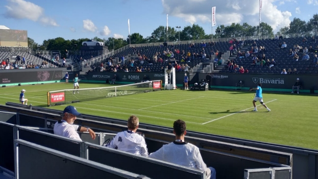 Cristian Garin desafía a Robin Haase en busca de los cuartos de final en el ATP de s-Hertogenbosch