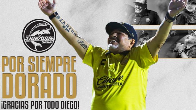 Maradona dejó de ser entrenador de Dorados de Sinaloa por motivos de salud