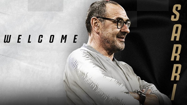 Maurizio Sarri se convirtió en el nuevo entrenador de Juventus