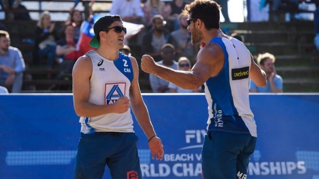 Primos Grimalt obtuvieron su primera victoria en el Mundial de voleibol playa