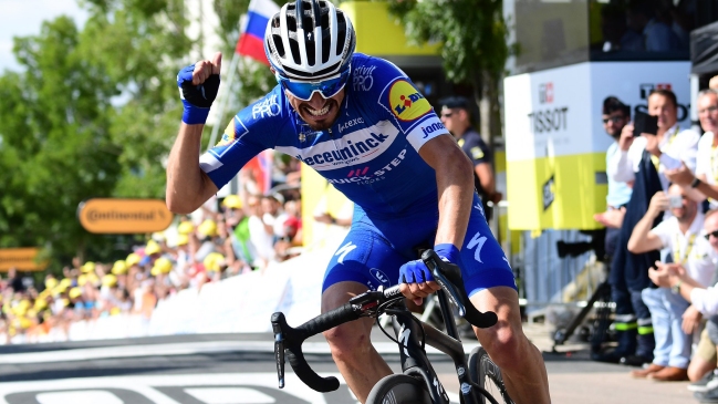 Julien Alaphilippe ganó Épernay y es el nuevo líder del Tour de Francia