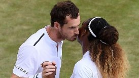 Serena Williams y Andy Murray fueron eliminados del dobles mixto de Wimbledon