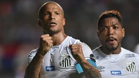 Santos aprovechó traspié de Palmeiras y se acercó al liderato del Brasileirao