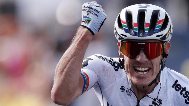 El sudafricano Impey ganó etapa dominical y Alaphilippe mantuvo el liderato del Tour de Francia
