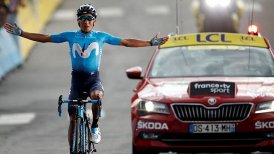 Nairo Quintana ganó en los Alpes y Alaphilippe mantuvo el maillot amarillo