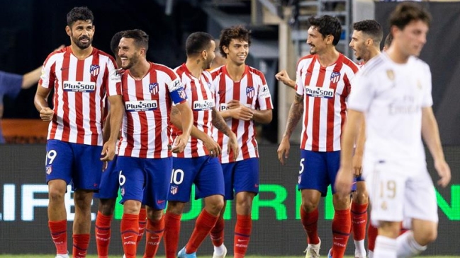 Atlético humilló a Real Madrid en histórico amistoso jugado en Estados Unidos