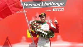 Benjamín Hites ganó la primera carrera de la quinta fecha del Ferrari Challenge