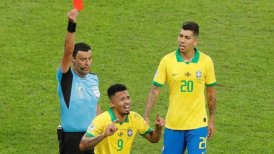 Conmebol castigó a Gabriel Jesús por su violenta reacción en la final de Copa América
