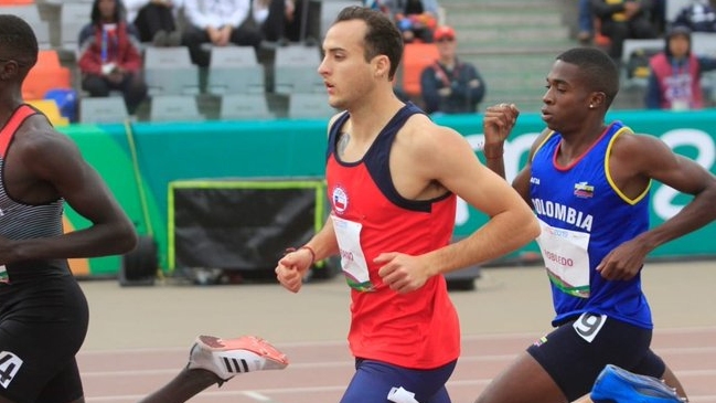 Alejandro Peirano clasificó a la final en los 800 metros planos de los Juegos Panamericanos