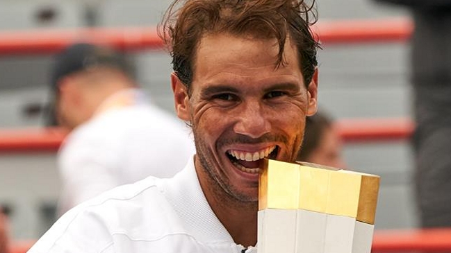 Rafael Nadal venció a Medvédev y logró en Montreal su Masters 1.000 número 35