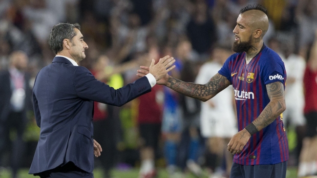 Valverde y posible partida de Vidal: Es jugador nuestro y cuento con él, pero veremos qué pasa