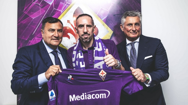 Fiorentina sumó a Franck Ribéry: Bienvenido Leyenda