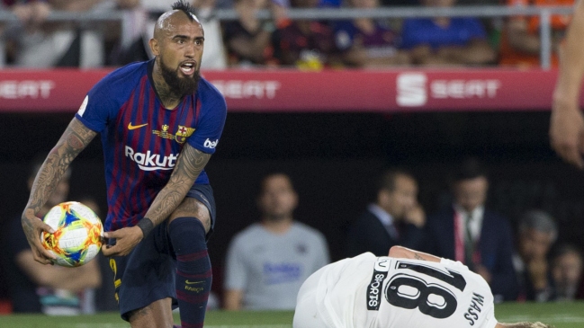Arturo Vidal entró en la nómina de FC Barcelona para enfrentar a Betis