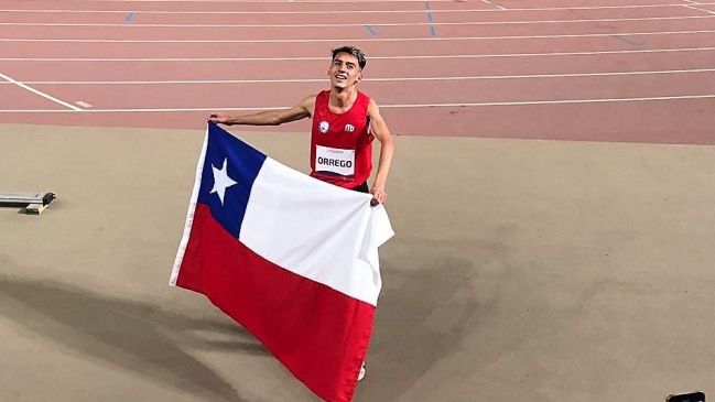 Mauricio Orrego ganó medalla de oro para Chile en los 1.500 metros del atletismo en Lima 2019