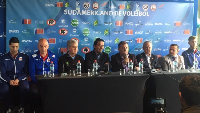Este jueves se realizó el lanzamiento del Sudamericano de Voleibol Chile 2019