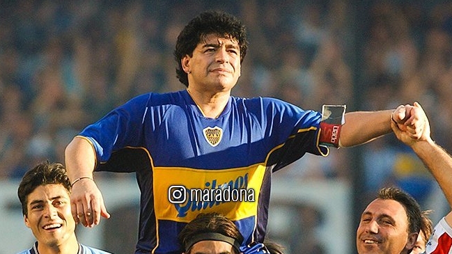 Boca Juniors le dio la bienvenida a Maradona al fútbol argentino: Te esperamos en la fecha 23