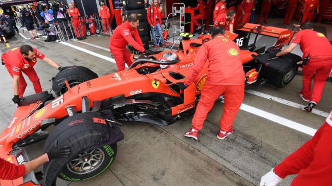 Charles Leclerc lideró la primera sesión de prácticas en Monza