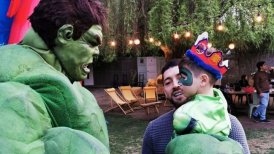 "Pepe" Rojas celebró cumpleaños de su hijo con una fiesta llena de "Avengers"