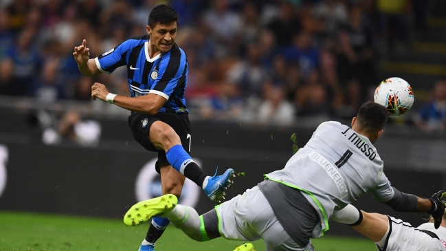 Alexis Sánchez debutó en el exigido triunfo de Inter de Milán sobre Udinese en la Serie A