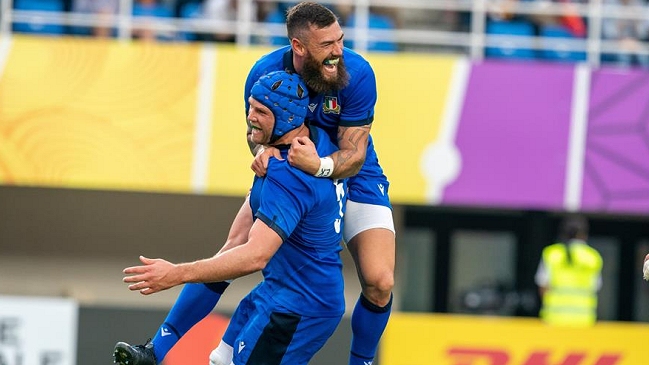 Italia apabulló a Canadá y mantuvo el liderato del Grupo B en el Mundial de Rugby