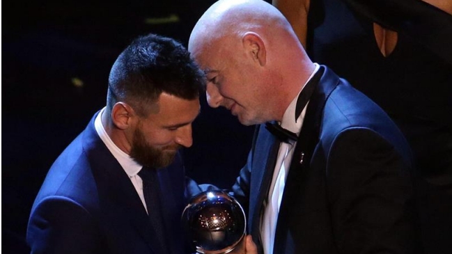 La FIFA fue acusada de manipular los votos del premio The Best que ganó Lionel Messi
