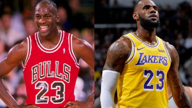 Michael Jordan y LeBron James encabezan ránking de los mejores de la historia en la NBA