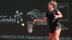 Fernanda Brito batió a Ivania Martinich en duelo de chilenas en Copa Las Condes