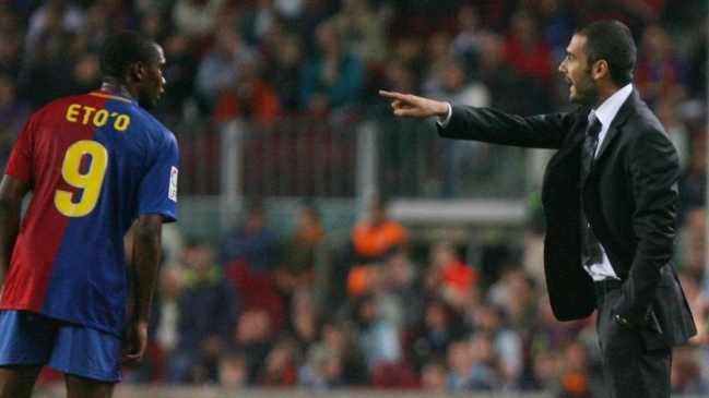 Samuel Eto'o: Estoy enamorado de Guardiola como entrenador, pero no como persona