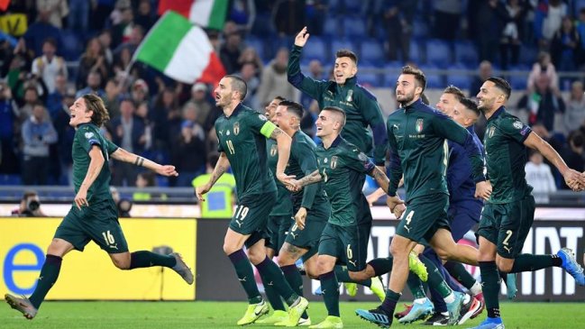 Italia aseguró un cupo en la Eurocopa 2020 con tres fechas de anticipación