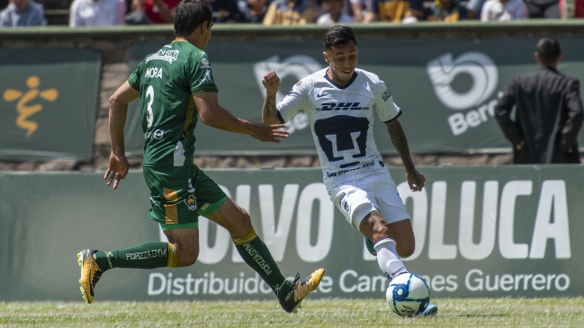 Martín Rodríguez fue titular en deslucido empate de Pumas ante Potros UAEM en la Copa MX