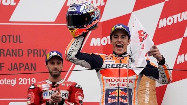 Marc Márquez se quedó con el Gran Premio de Japón del MotoGP