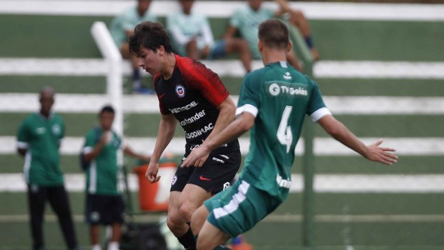 La selección chilena sub 17 goleó a equipo sub 18 de Goiás de cara al Mundial