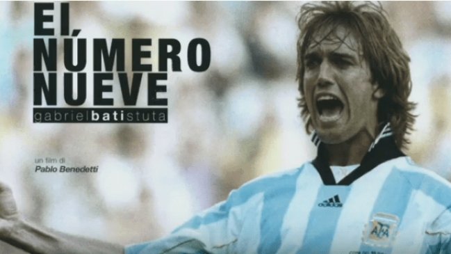 "El número nueve": Batistuta cuenta las alegrías y dolores que le dio el fútbol en un documental
