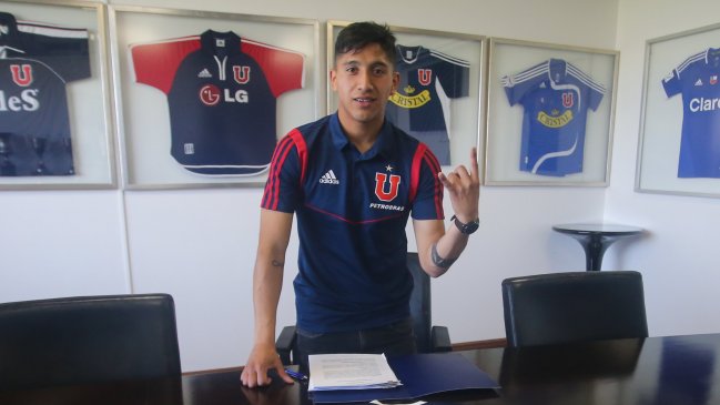 Camilo Moya extendió su contrato con Universidad de Chile hasta el 2022