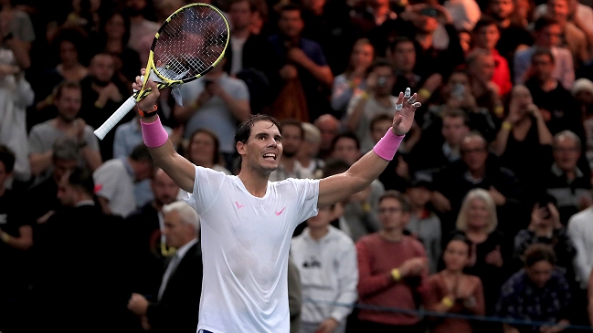 Nadal derribó a Tsonga y completó el cuadro de semifinales en París-Bercy