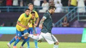 Argentina se quedó con el clásico al doblegar a Brasil en Arabia Saudita
