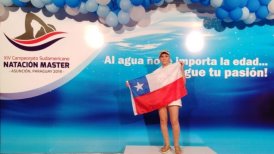 Eliana Busch logró triple medalla de oro en Sudamericano Máster de Paraguay