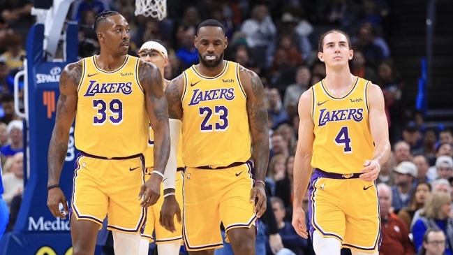 Los Angeles Lakers ganaron su sexto juego consecutivo tras vencer a Oklahoma City Thunder