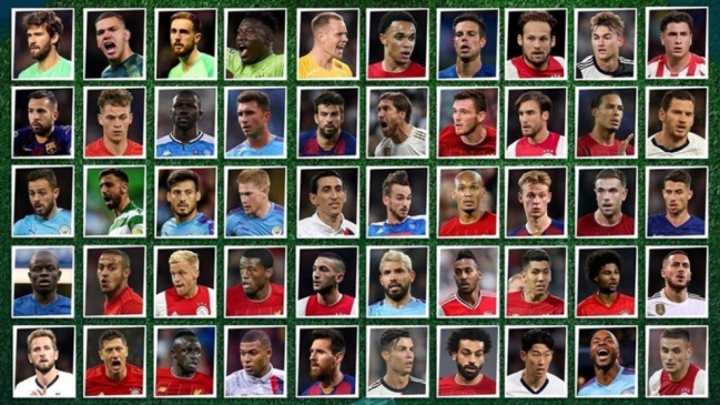 Con 50 candidatos: UEFA llamó a votar por el Equipo del Año