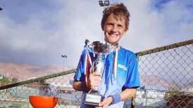 Hijo de Horacio de La Peña ganó su primer título infantil y quiere jugar Copa Davis por Chile