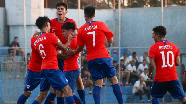 Chile enfrenta a Paraguay en su tercer partido del Sudamericano Sub 15