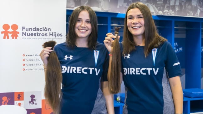 Jugadoras de Universidad Católica donaron su pelo para campaña contra el cáncer