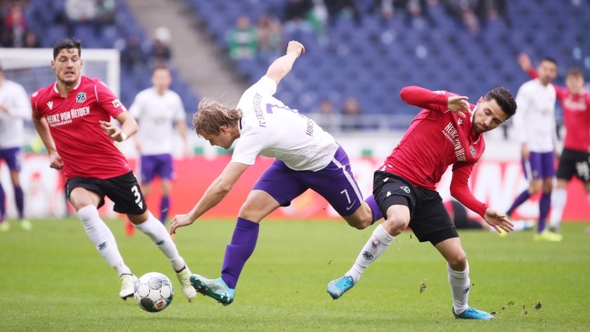 Miiko Albornoz dio una asistencia en triunfo de Hannover en la Bundesliga 2 de Alemania