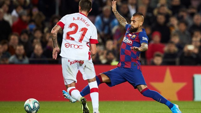 Arturo Vidal tuvo acción en inapelable victoria de FC Barcelona sobre Mallorca en el Camp Nou